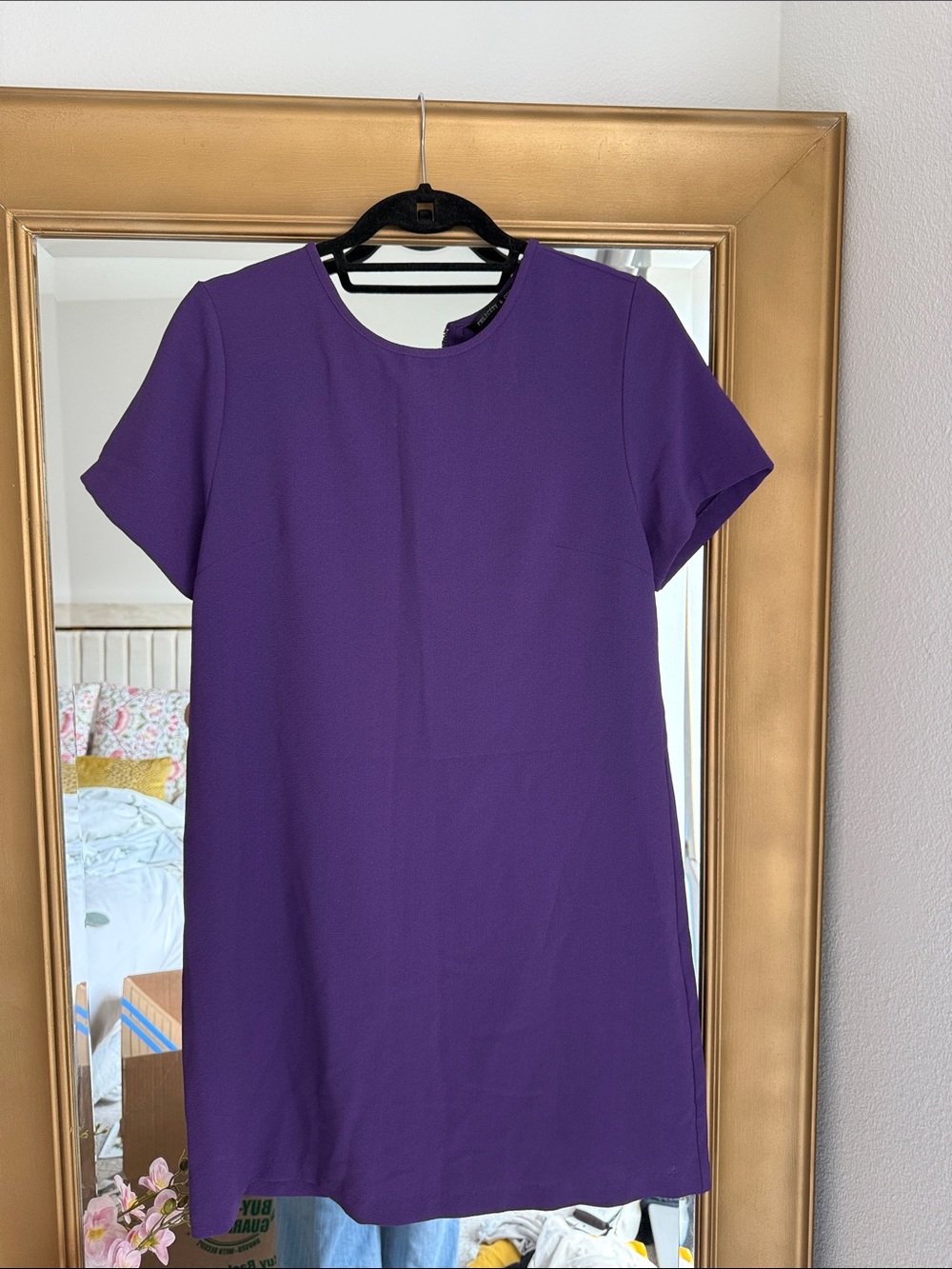Felicity & Coco Purple Short Sleeve Mini Dress